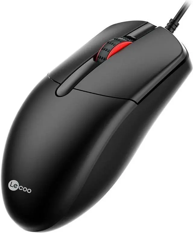 Main image of Lenovo (Lecoo) MS103, USB Wired Mouse, 1000 DPI, 3 keys, 3 million clicks key life