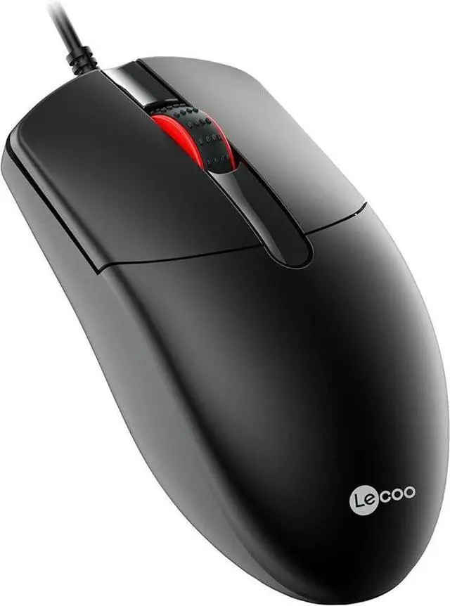 Alt view image 2 of 5 - Lenovo (Lecoo) MS103, USB Wired Mouse, 1000 DPI, 3 keys, 3 million clicks key life