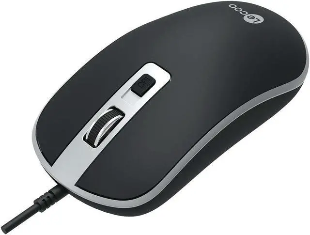 Alt view image 5 of 6 - Lenovo (Lecoo) MS104, USB Wired Mouse, 1600 MAX DPI, 4 keys, 3 million clicks key lifespan