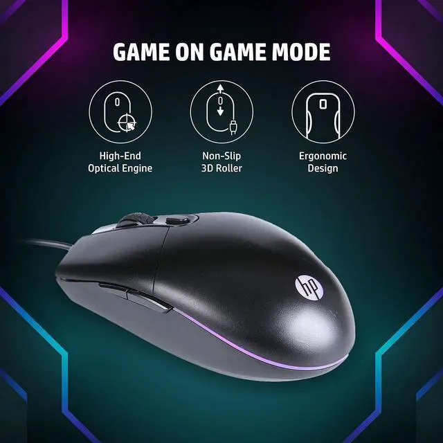 Alt view image 4 of 5 - HP M260 Gaming Mouse with Adjustable DPI up to 6400