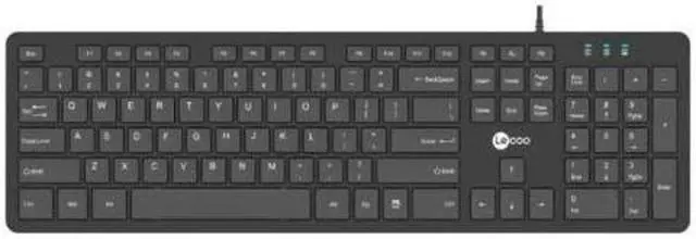 Alt view image 5 of 6 - Lenovo (Lecoo) KB102, USB Wired Keyboard, 10 million key lifespan, (SPANISH) Layout
