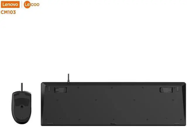Alt view image 4 of 4 - Lenovo (Lecoo) CM103, Wired Keyboard + Mouse combo, (SPANISH) Layout, 1000 DPI mouse, 10 million clicks keyboard lifespan