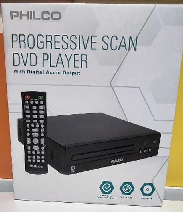 Alt view image 6 of 6 - Philco PHD1001, DVD Player Progressive Scan, Digital Audio Output w/ Remote