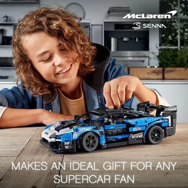 Alt view image 17 of 20 - LEGO Technic 42123 McLaren Senna GTR 830 Piece Building Kit
