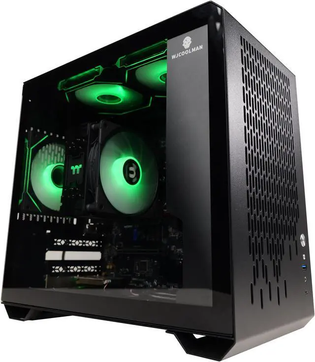 Alt view image 3 of 7 - YEAH MAGIC Gaming Desktop AMD Ryzen 5 8600G 4.3GHz 16GB DDR5 6000 1T NVME SSD ARGB 3 Fans Win 11 Home Gamer Computer Office Work 650W WIFI Gold PSU Business  PC