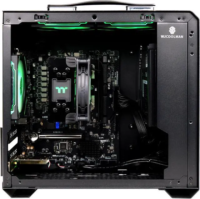 Alt view image 5 of 7 - YEAH MAGIC Gaming Desktop AMD Ryzen 5 8600G 4.3GHz 16GB DDR5 6000 1T NVME SSD ARGB 3 Fans Win 11 Home Gamer Computer Office Work 650W WIFI Gold PSU Business  PC