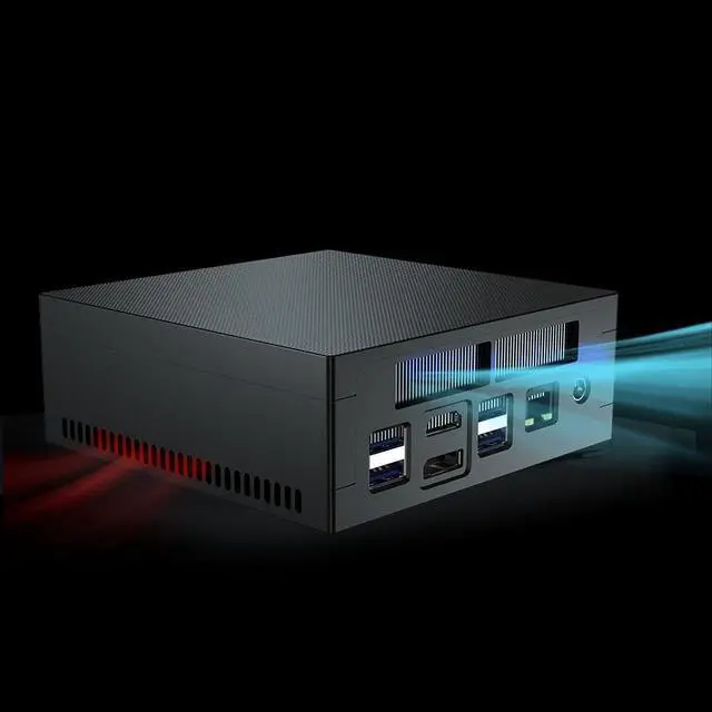 Alt view image 3 of 7 - NIUZU Customize Business Mini PC AMD R3 3250U (up to 3.50GHz ) Dual-Core APU Home Office Work Desktops Computer