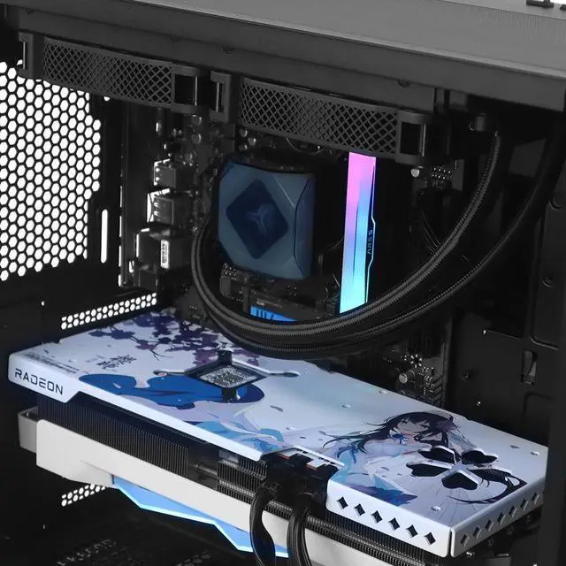 Alt view image 3 of 7 - YEAH MAGIC Gaming Desktop PC AMD R7 7800X3D RTX4070 SUPER DDR5 6400MHz 32GB A-Die RAM 1TB M.2 NVMe SSD Windows 11 Home WIFI ARGB Cooler 800W PSU Gaming Computer 90% new appearance