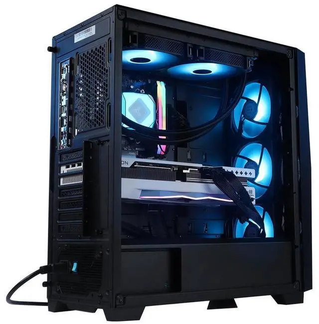 Alt view image 4 of 7 - YEAH MAGIC Gaming Desktop PC AMD R7 7800X3D RTX4070 SUPER DDR5 6400MHz 32GB A-Die RAM 1TB M.2 NVMe SSD Windows 11 Home WIFI ARGB Cooler 800W PSU Gaming Computer 90% new appearance