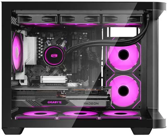 Alt view image 2 of 7 - YEAH MAGIC Gaming Desktop PC AMD Ryzen 7 9700X RTX 5060 TI 16GB 32G RAM 1TB M.2 NVMe PCIe4.0 SSD 360MM Cooler Gaming Computer WIFI Windows 11 Home