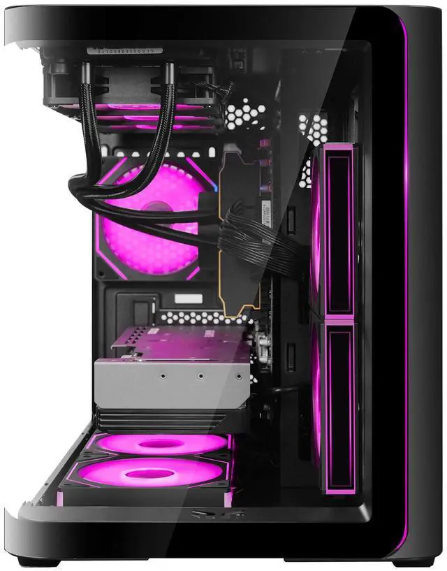 Alt view image 3 of 7 - YEAH MAGIC Gaming Desktop PC AMD Ryzen 7 9700X RTX 5060 TI 16GB 32G RAM 1TB M.2 NVMe PCIe4.0 SSD 360MM Cooler Gaming Computer WIFI Windows 11 Home