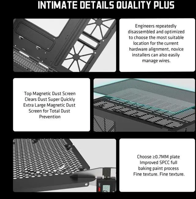 Alt view image 6 of 7 - YEAH MAGIC Arcane Z1 Gaming Desktop,AMD Ryzen 7 5700X, RTX5060,32GB DDR4 3200MHz RAM 1TB M.2 NVMe SSD, WIFI Windows 11 Home Gaming PC,Prebuilt PC