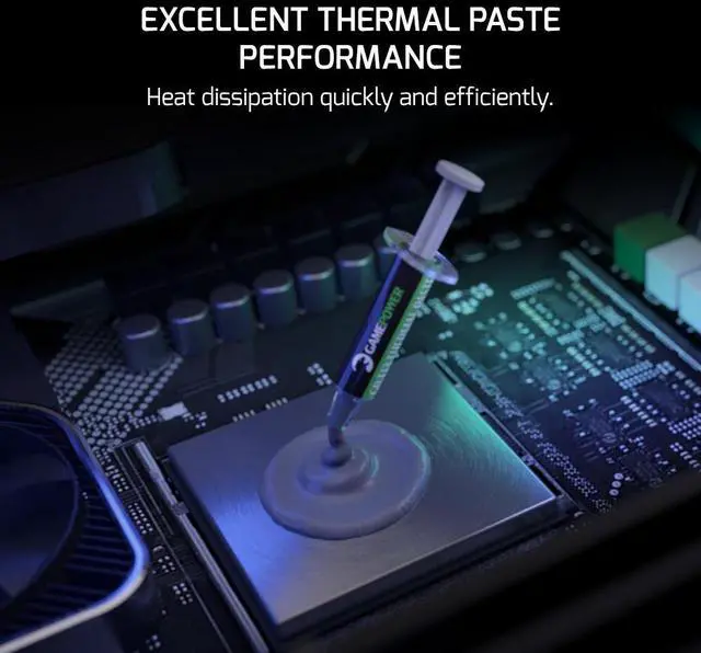 Alt view image 6 of 7 - Gamepower Skadi 120 AIO CPU Liquid Cooler, ARGB Pump, 120mm Radiator with 1X PWM ARGB Fan, 13.4 W/mK Thermal Paste, Compatible with Intel and AMD