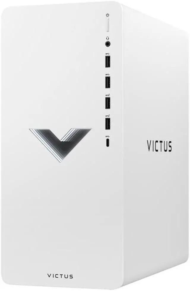 Alt view image 2 of 3 - HP Victus 15L TG02-0346ST Gaming Desktop Intel Core i5-12400 2.5 GHz up to 4.4 GHz Intel Arc A380 Graphics 8GB DDR4 RAM 256GB PCIe NVMe M.2 SSD Windows 11 Home, White - 49N24AV-V034