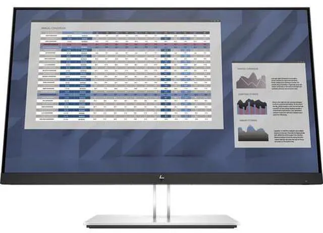 Alt view image 8 of 12 - HP E27 G4 27" FHD IPS Monitor 60Hz Response Time 5ms Contrast Ratio 1000:1 Brightness 250 cd/m² DisplayPort, HDMI & VGA Inputs USB Hub Tilt and Height Adjustment - 9VG71AA