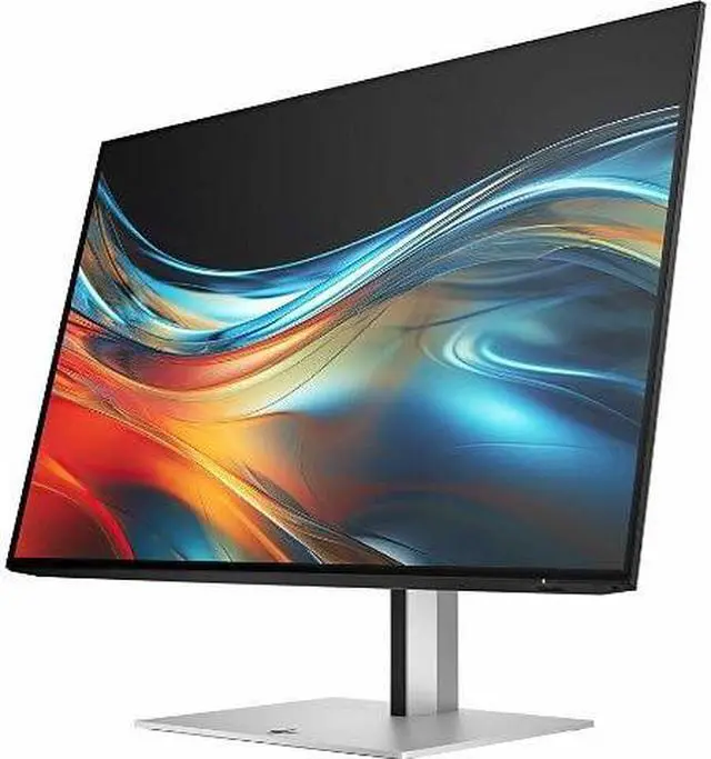 Alt view image 8 of 10 - HP Series 7 Pro 23.8 Inch FHD Monitor 724pf 100Hz IPS Tilt Swivel Pivot Adjust