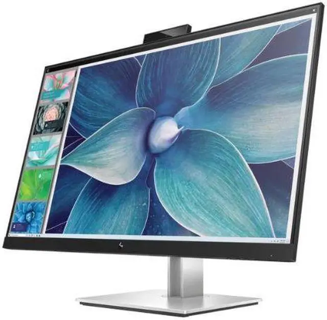 Alt view image 8 of 11 - HP E27d G4 27" WQHD Desktop Monitor IPS IR Webcam 1080p Height Adjust