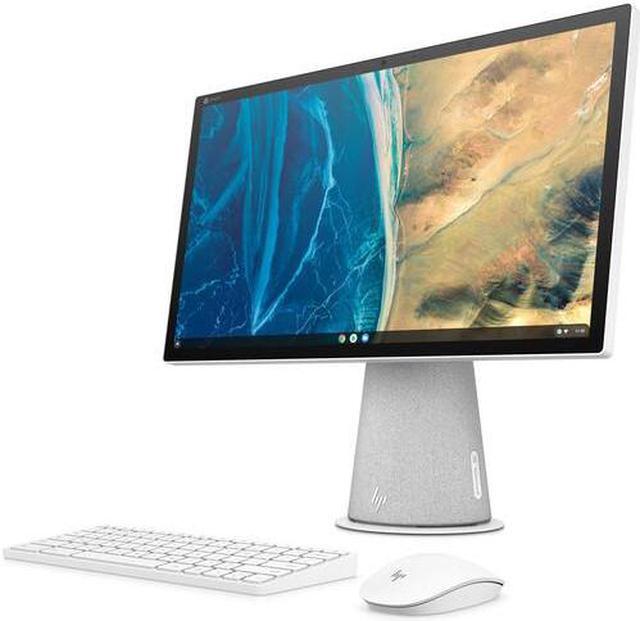 Alt view image 3 of 6 - HP Chromebase 22-aa0010 21.5" FHD Touch All-in-One Desktop Intel Pentium Gold 6405U 2.4 GHz Intel UHD Graphics 4GB DDR4 64GB eMMC ChromeOS - 318B9AA-E201