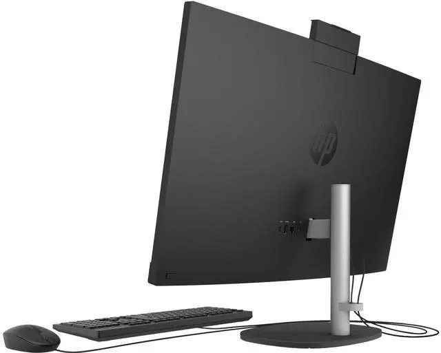 Alt view image 3 of 5 - HP 27-CR0000M 27" FHD IPS AMD Ryzen 3 7320U 2.4 GHz up to 4.1 GHz 8GB 512GB NVMe M.2 SSD AMD Radeon Graphics Windows 11 Home All-In-One Desktop, Black - 947R2AV-V054