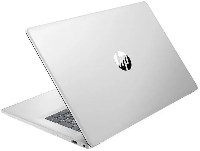 Alt view image 6 of 6 - HP 17-CP2134OD 8L9A8UA 17.3 Inches HD+ Laptop - Natural Silver - AMD Ryzen 3 7320U 2.4 GHz - 8 GB LPDDR5 RAM - 256 GB NVMe Solid State Drive - Wi-Fi 6 - LCD - Windows 11 Home
