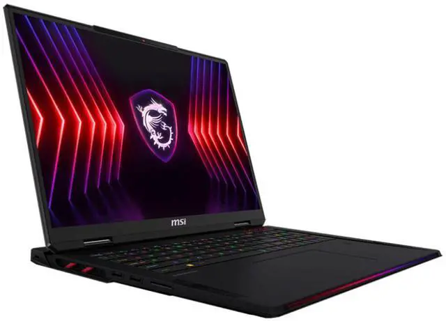 Main image of MSI Raider A18 HX A7VHG-024US 18" QHD+ IPS 240Hz AMD Ryzen 9 7945HX 2.5 GHz up to 5.4 GHz 32GB DDR5 1TB SSD NVIDIA GeForce RTX 4080 Windows 11 Home Gaming Laptop, Black