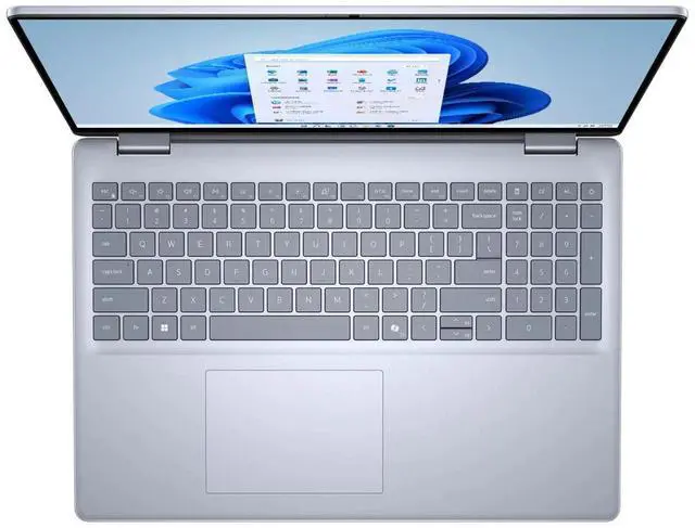 Alt view image 2 of 6 - Dell Inspiron 16" FHD+ Touch Intel Core 7 150U 1.8 GHz up to 5.4 GHz 16GB DDR5 1TB SSD Intel Graphics Backlit KB, Windows 11 Home Laptop, Blue - i5640-7519BLU-PUS