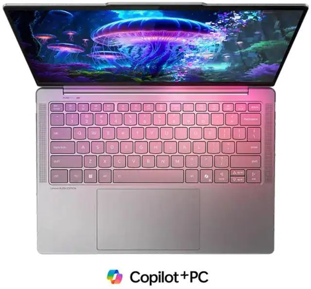 Alt view image 3 of 6 - Lenovo Slim 7i Copilot+ Aura Edition Intel Core Ultra 7 Processor 258V 32GB Memory 1TB SSD 14" OLED Touchscreen Windows 11 Home 83MC0005US