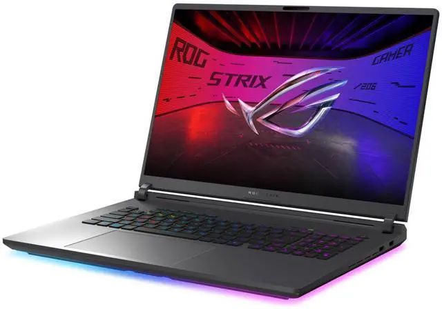 Alt view image 2 of 6 - ASUS ROG Strix G18 18" 2.5K WQXGA Intel Ultra 9 275HX 2.7 GHz 32GB DDR5 2TB SSD NVIDIA GeForce RTX 5070 Ti Windows 11 Home Gaming Laptop, Eclipse Gray, Minor Scratches and Dents