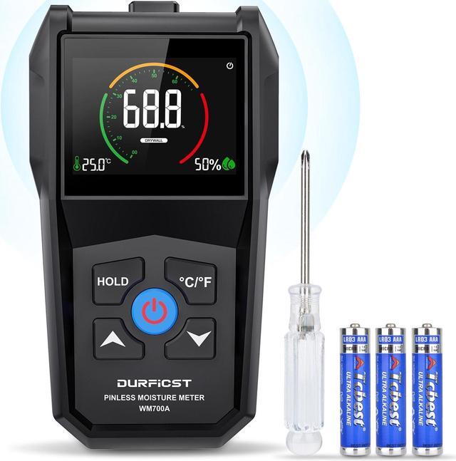 Main image of DURFICST Moisture Meter, Wood Moisture Meter, Drywall Moisture Meter with Alarm Function, Suitable for Wall, Softwood, Hardwood and Other Materials