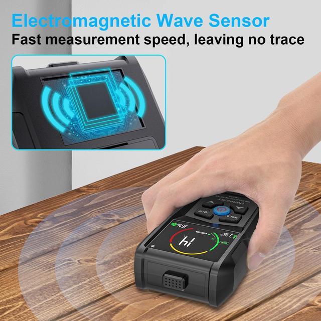 Alt view image 5 of 7 - DURFICST Moisture Meter, Wood Moisture Meter, Drywall Moisture Meter with Alarm Function, Suitable for Wall, Softwood, Hardwood and Other Materials