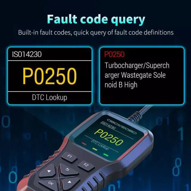 Alt view image 7 of 7 - DURFICST K1 OBD2 Code Reader Automotive Scanner Car Check Engine Fault Diagnostic Tool