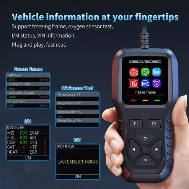Alt view image 6 of 7 - DURFICST K1 OBD2 Code Reader Automotive Scanner Car Check Engine Fault Diagnostic Tool