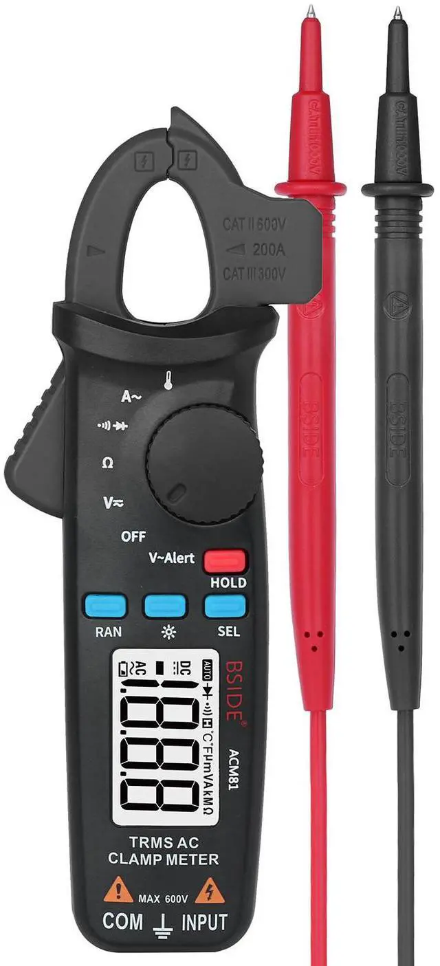 Main image of DURFICST ACM81 Leakage Current Clamp Meter 2000 Counts Multimeter Auto Range Current Voltage Tester AC DC Ammeters High Precision Digital Display Current Sensor