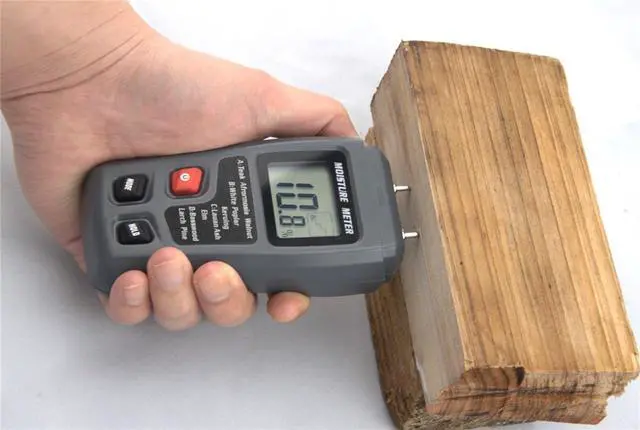 Alt view image 3 of 7 - DURFICST EMT01 Digital Wood Moisture Meter, 2 Pin Portable Timber Damp Detector Tester with Large LCD Display
