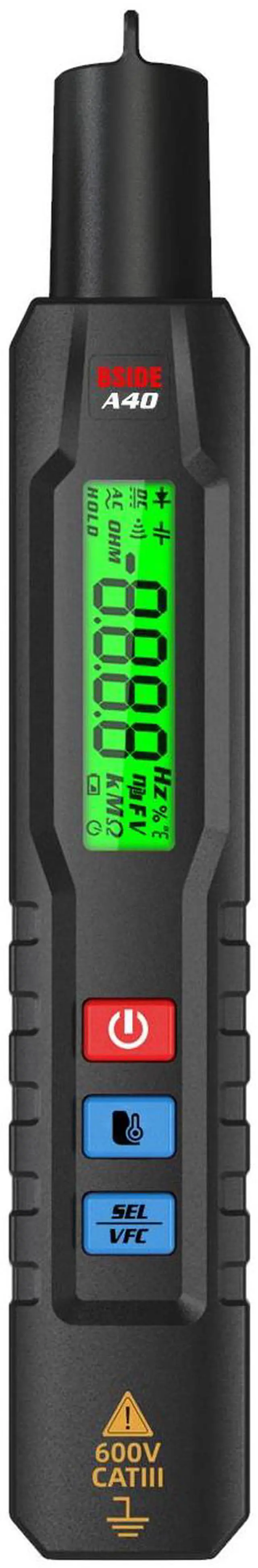 Main image of DURFICST A40 Electric Voltage Tester with Infrared Thermometer Non-Contact Voltage Detector Pen Automatic Multimeter with VFC and Case