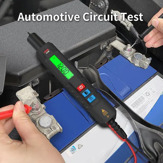 Alt view image 3 of 6 - DURFICST A40 Electric Voltage Tester with Infrared Thermometer Non-Contact Voltage Detector Pen Automatic Multimeter with VFC and Case