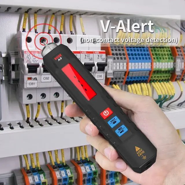 Alt view image 6 of 6 - DURFICST Non-Contact Voltage Detector Pen Multimeter Auto NCV 6V-1000V with Adjustable Sensitivity Multifunction Tester Continuity Resistance Diode Capacitance Live Wire Checker