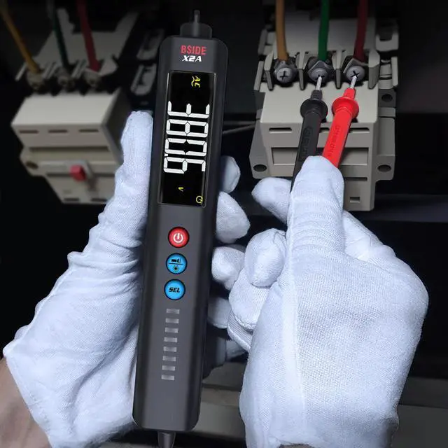 Alt view image 5 of 7 - DURFICST X2A Smart Digital Multimeter, Laser Indication, Non-Contact AC DC Voltage Tester, Auto Range, Capacitance Diode Ohm Hz NCV