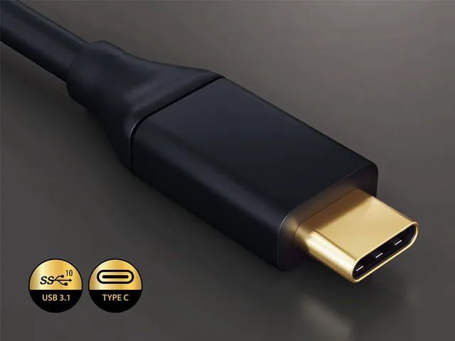 Alt view image 3 of 6 - CableLeader 6ft USB 3.1 Type C to VGA Cable, 1920x1200@60Hz, Male to Male, Compatible with iPhone 15 Pro/Max, MacBook Pro/Air 2023, iPad Pro, iMac, S23, XPS 17, Surface Book 3 & More, Black