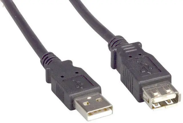Main image of Cable Leader 10ft USB2.0 A Male to A Female Extension Cable, Black