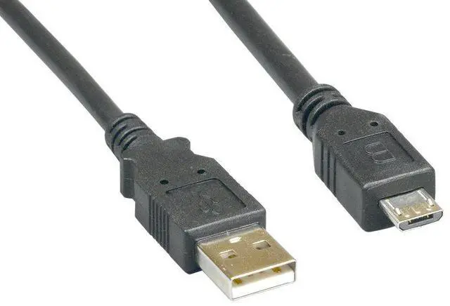 Main image of Cable Leader 3ft USB2.0 A Male to Micro B Male Cable, Black