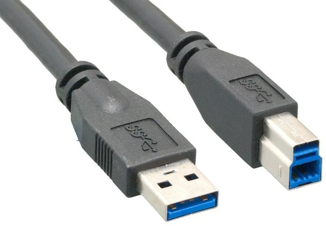 Main image of Cable Leader 6ft USB 3.0 A Male to B Male Cable, Black