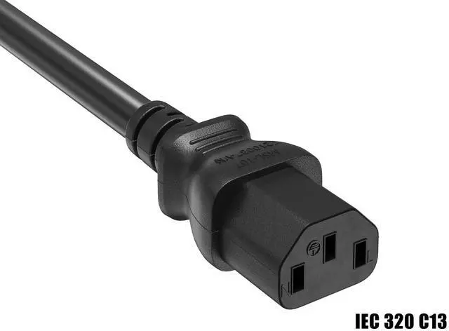 Alt view image 4 of 6 - cable leader 14 awg computer power extension cord (iec320 c13 to iec320 c14) ul listed (1 foot (1 pack))