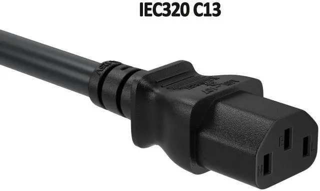 Alt view image 4 of 5 - cable leader 14 awg 15a 250v power cord (nema 6-20p to iec 320 c13) ul listed (3 foot (1 pack))