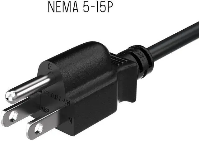 Alt view image 5 of 8 - cable leader 18 awg 3-prong notebook ac power cord (iec320 c5 to nema 5-15p) ul listed (10 foot (1 pack))