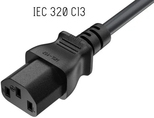 Alt view image 6 of 7 - cable leader 6ft 18 awg australia power cord (iec-320-c13 to as3112)