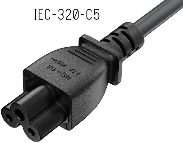 Alt view image 7 of 8 - cable leader 6ft 18 awg england notebook power cord, polarized, with fuse iec320c5 to uk plug bs13631/a