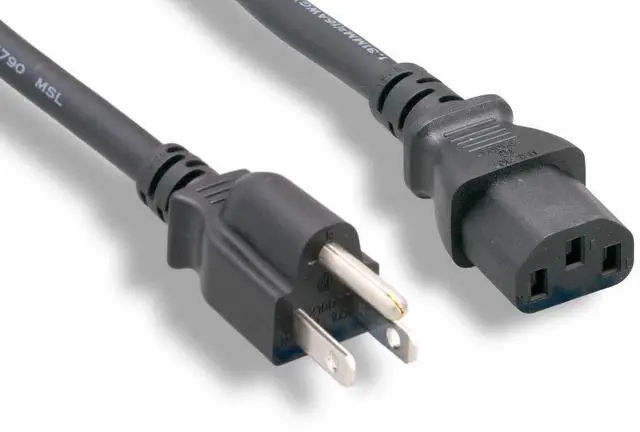 Main image of Cable Leader 12ft Shielded Universal Power Cord (IEC320 C13 to NEMA 5-15P) (12 Feet)