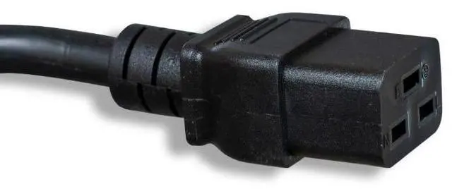 Alt view image 3 of 4 - Cable Leader 12 AWG 20A 250V Heavy Duty SJT Power Cord IEC320 C20 to IEC320 C19 (10 Feet)