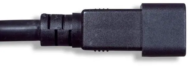 Alt view image 4 of 4 - Cable Leader 12 AWG 20A 250V Heavy Duty SJT Power Cord IEC320 C20 to IEC320 C19 (10 Feet)